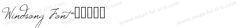 Windsong Font字体转换